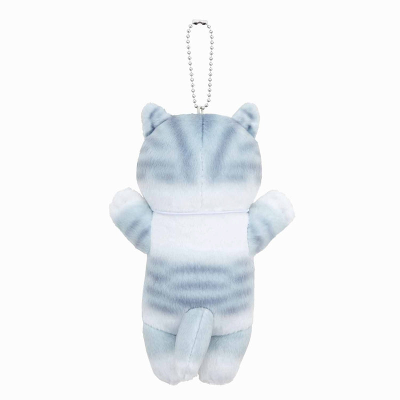 Mofusand 我做到了的灰白貓咪鎖匙扣