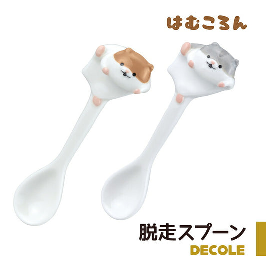倉鼠逃跑中可掛式陶瓷匙羹